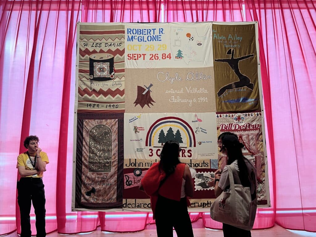 Anonymous, AIDS Memorial Quilt with Alvin Ailey panel, 1987