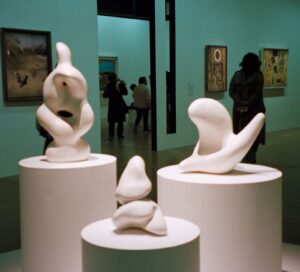 Three sculptures by Jean Arp, 1934-1952